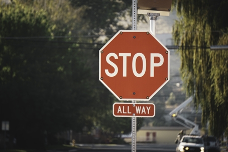 4 way stop sign